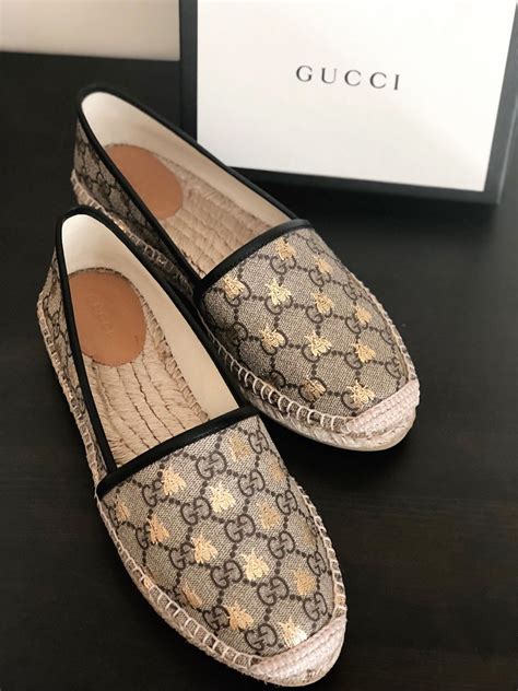 gucci white bee espadrilles|Gucci Espadrilles for Women .